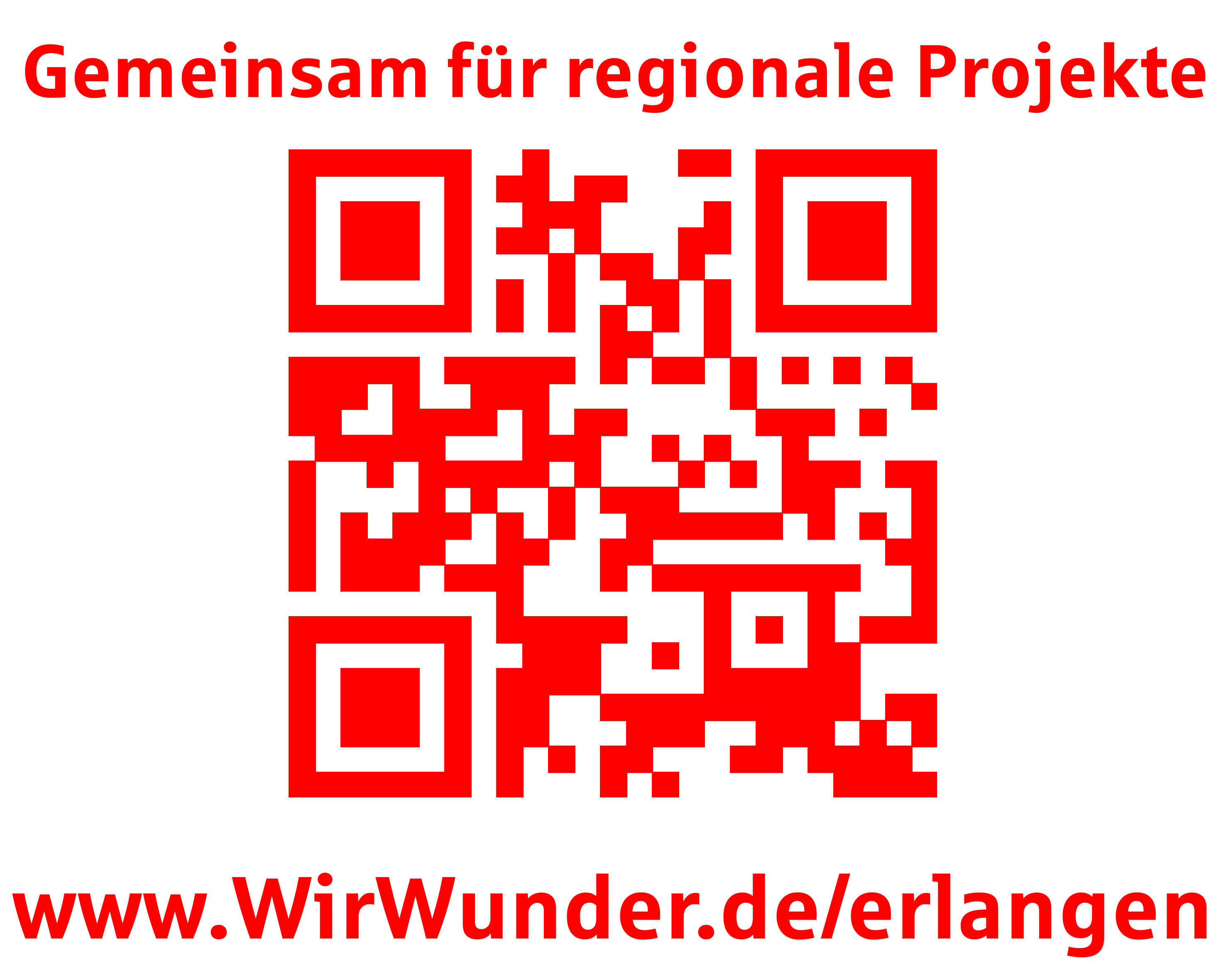 QR-Code für Spendenplattform Wir Wunder